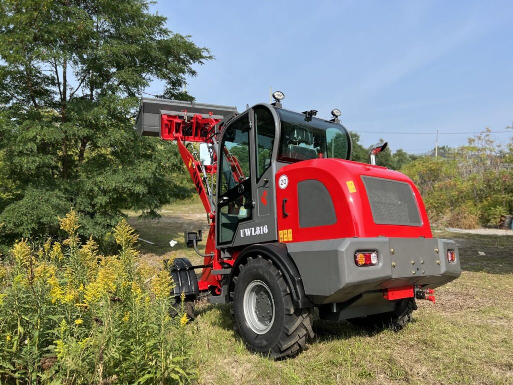 UHI Machinery UWL816 Wheel Loader 3,300lbs. Lift Capacity Cummins